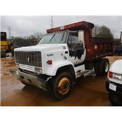 1988 GMC TOP KICK DUMP, VIN/SN:1GDM7D1YXJV532204 - S/A, DIESEL ENGINE, 5 & 2 SPEED TRANS, 33,000# GV