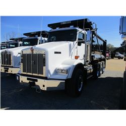 2018 KENWORTH T800 DUMP, VIN/SN:1NKDL40XXJJ203694 - TRI-AXLE, 500 HP CUMMINS X15 ENGINE, ALLSION 450