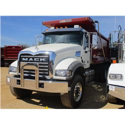 2017 MACK GU713 DUMP, VIN/SN:1M2AX07C4HM036483 - T/A, 455 HP MACK MP8 ENGINE, ALLISON 4500 RDS A/T, 