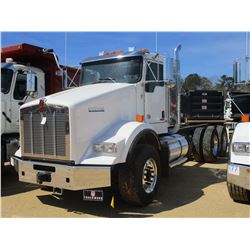 2018 KENWORTH T800 CAB & CHASSIS, VIN/SN:1NKDL40XXJJ205445 - T/A, 500 HP CUMMINS X15 ENGINE, ALLISON
