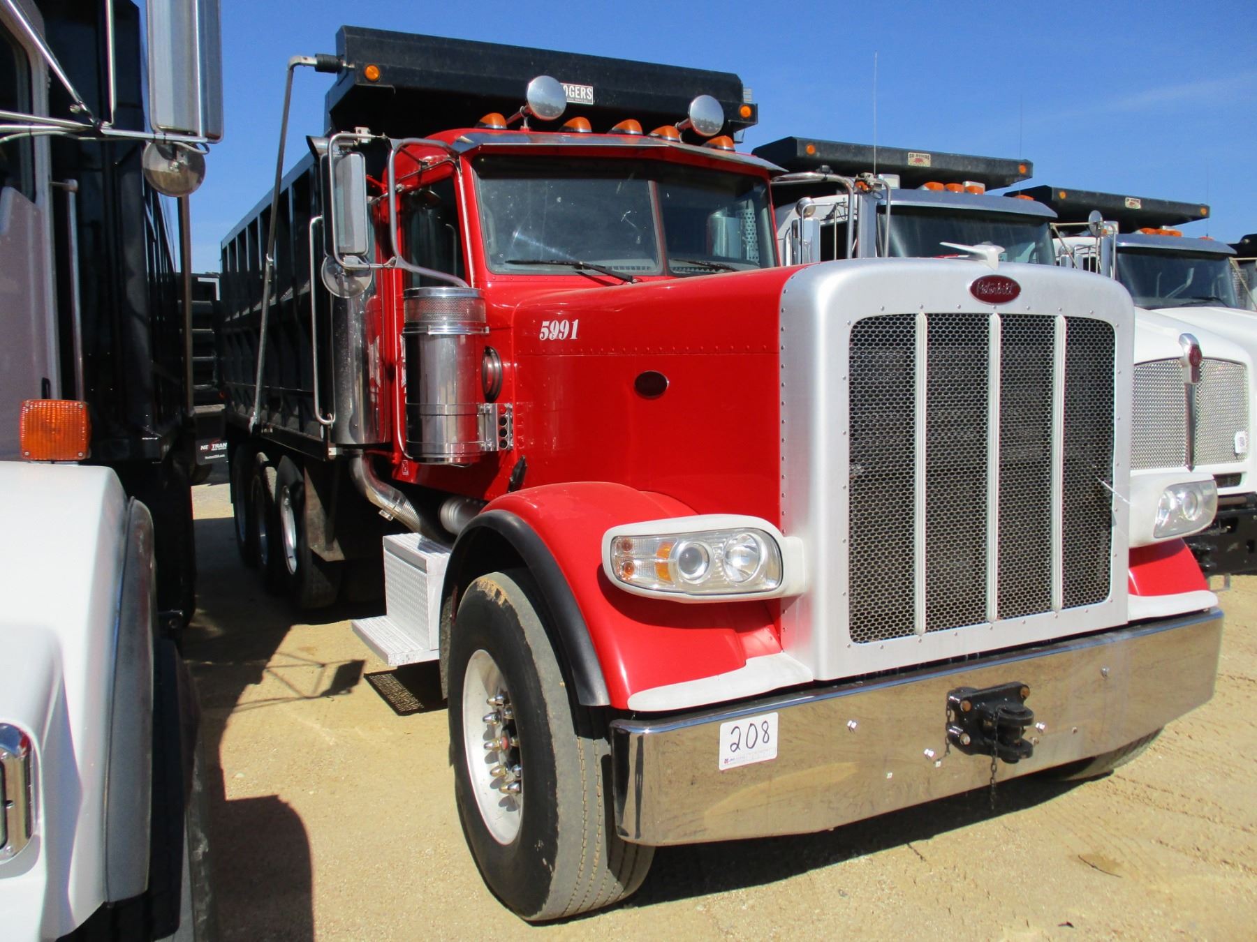 2013 PETERBILT 389K DUMP, VIN/SN1NPXGGGG70D195991 GLIDER KIT, TRI