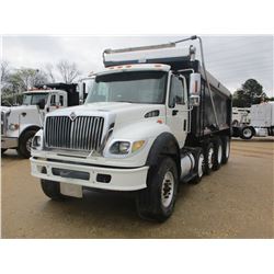 2007 INTERNATIONAL 7600 DUMP, VIN/SN:1HTWYAHT27J390582 - QUAD AXLE, CUMMINS ISM ENGINE, ALLISON A/T,