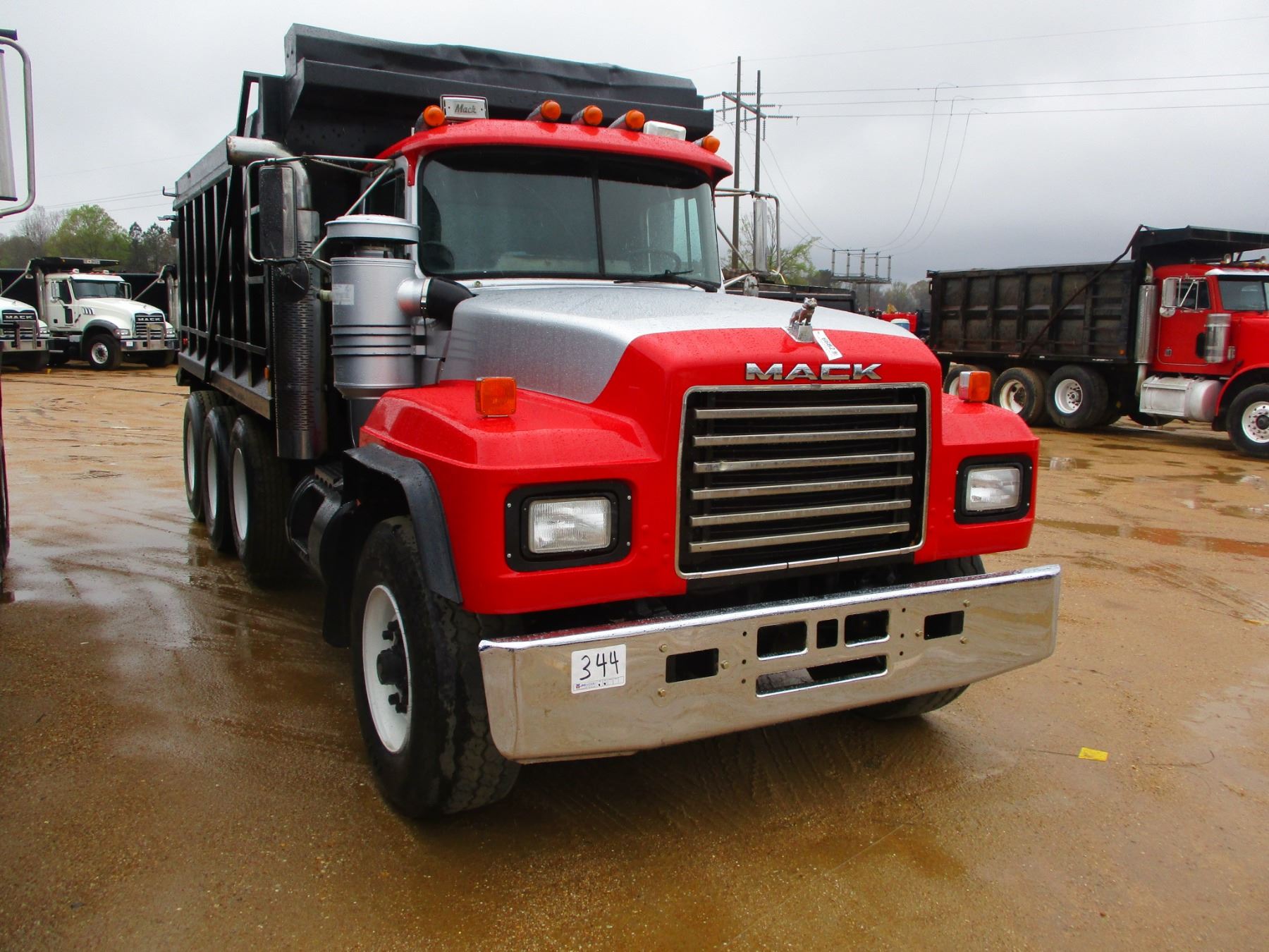 2000 MACK RD688S DUMP, VIN/SN1M2P267C3YM048474 TRIAXLE, 350 HP MACK