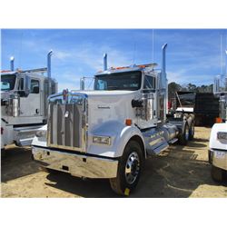 2018 KENWORTH W900 TRUCK TRACTOR, VIN/SN:1XKWD40X7JJ205446 - T/A, 500 HP CUMMINS ISX ENGINE, 18 SPEE