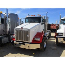 2008 KENWORTH T800 TRUCK TRACTOR, VIN/SN:1XKDDB9X68J213756 - TRI-AXLE, CAT C15 ACERT ENGINE, 10 SPEE