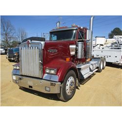 2009 KENWORTH W900L TRUCK TRACTOR, VIN/SN:1XKWDB0X19J2444629 - T/A, CAT C15 ENGINE, 10 SPD TRANS, 46