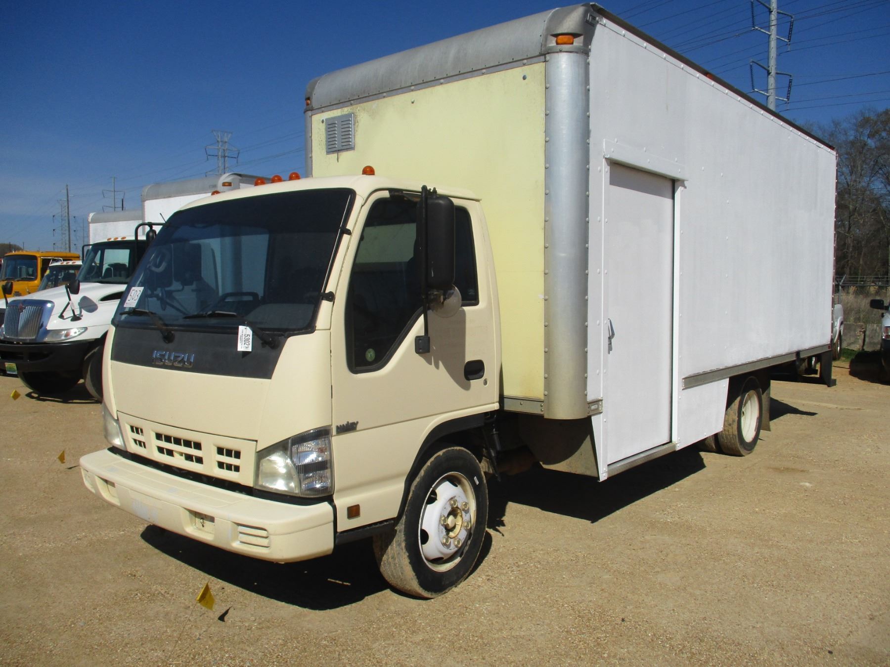 2006 ISUZU BOX TRUCK, VIN/SN:4KHC4B1U46J803119 - ISUZU DIESEL ENGINE, A ...