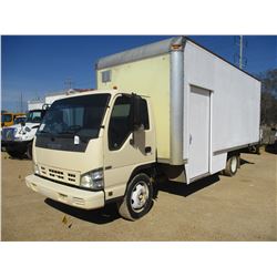 2006 ISUZU BOX TRUCK, VIN/SN:4KHC4B1U46J803119 - ISUZU DIESEL ENGINE, A/T, 20' BOX BODY, ROLL UP DOO