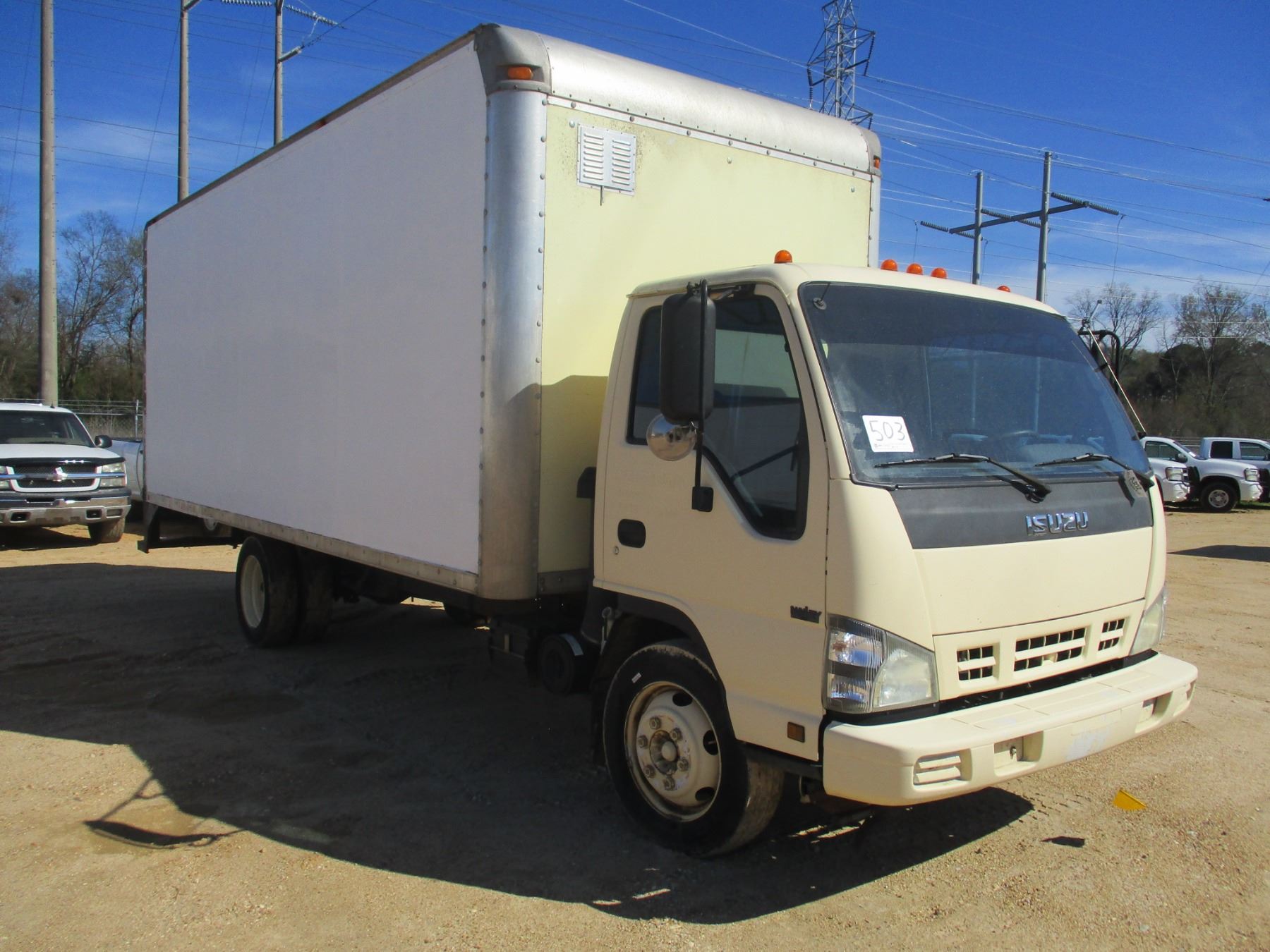 2006 ISUZU BOX TRUCK, VIN/SN4KHC4B1U46J803119 ISUZU DIESEL ENGINE, A