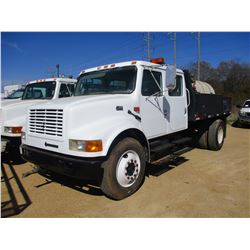 1999 INTERNATIONAL 4700 WATER TRUCK, VIN/SN:1HTSCABL1XH627107 - S/A, CREW CAB, IHC DIESEL ENGINE, A/