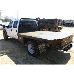 2014 FORD F550, VIN/SN:1FD0W5GTDEEB53981 - 6.7L DIESEL ENGINE, A/T, CREW CAB, P/S, P/W, PDL, A/C, 9'