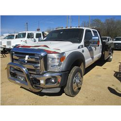 2012 FORD F550 SERVICE TRUCK, VIN/SN:1FD0W5HT7CEA72150 - S/A, 4X4, CREW CAB, FORD DIESEL ENGINE, A/T