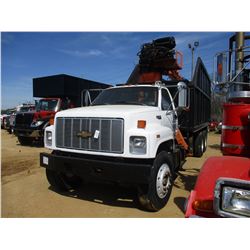 1994 CHEVROLET KODIAK TRASH TRUCK, VIN/SN:1GBT7H4J1RJ110285 - T/A, CAT DIESEL ENGINE, 8 SPEED TRANS,