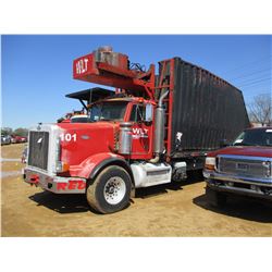 1995 PETERBILT BUCKET TRUCK, VIN/SN:1XPALR0X1SN377406 - TRI-AXLE, DETROIT SERIES 60 DIESEL ENGINE, 8