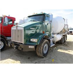 2006 KENWORTH T800 CONCRETE MIXER, VIN/SN:1NKDL00X46J147350 - T/A, 370 HP CUMMINS DIESEL ENGINE, 8LL