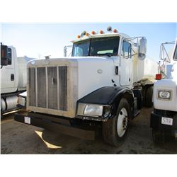 1996 PETERBILT 377 WATER TRUCK, VIN/SN:1XPCD99X2TD402362 - CUMMINS DIESEL ENGINE, 10 SPEED TRANS, 38