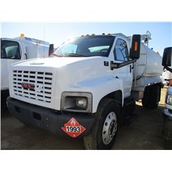 2007 GMC C7500 FUEL TRUCK, VIN/SN:1GDM7C1397F406840 - GM DIESEL ENGINE, 6 SPEED TRANS, GVWR 33,000#,
