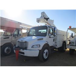 2007 FREIGHTLINER M2 BUCKET TRUCK, VIN/SN:1FVACXDC27HX28735 - S/A, CAT C7 ENGINE, A/T, 27,500# GVWR,