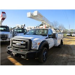2012 FORD F550 BUCKET TRUCK, VIN/SN:1FDUF5HT8BEA37696 - S/A, FORD POWERSTROKE ENGINE, A/T, 19,500# G