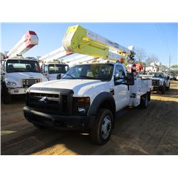 2008 FORD F550 BUCKET TRUCK, VIN/SN:1FDAF57R58ED69712 - S/A, POWER STROKE DIESEL ENGINE, A/T, TEREX 