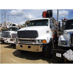 2006 STERLING FLATBED CRANE TRUCK, VIN/SN:2FZHAZCV06AV19092 - TRI-AXLE, MERCEDES BENZ DIESEL ENGINE,