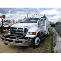 2011 FORD F750 SUPER DUTY SERVICE TRUCK, VIN/SN:3FRWX7FB7BV126974 - EXTENDED CAB, CUMMINS DIESEL ENG