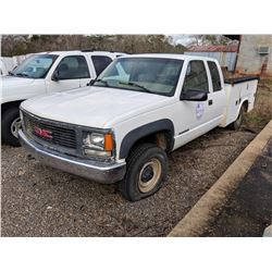 1999 GMC 2500 SERVICE TRUCK, VIN/SN:1GTGK29J5XF099860 - 4X4, EXT CAB, V8 GAS ENGINE, A/T, KNAPHEIDE 
