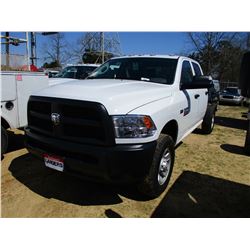 2018 DODGE RAM 3500 CAB & CHASSIS, VIN/SN:3C7WR9CJ1JG206341 - CREW CAB, 4X4, 6.4L ENGINE, A/T, POWER