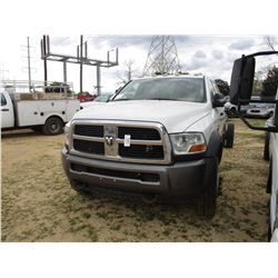 2011 DODGE RAM 4500 CAB & CHASSIS, VIN/SN:3D6WA6CL7BG501590 - CREW CAB, CUMMINS TURBO DIESEL ENGINE,