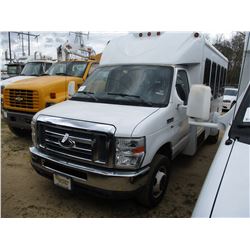 2011 FORD E350 PASSENGER VAN, VIN/SN:1FDWE3FL7BDA54515 - GAS ENGINE, A/T, 14 PASSENGER, ODOMETER REA