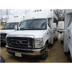 2011 FORD E350 PASSENGER VAN, VIN/SN:1FDWE3FL0BDA54518 - GAS ENGINE, A/T, 14 PASSENGER, ODOMETER REA