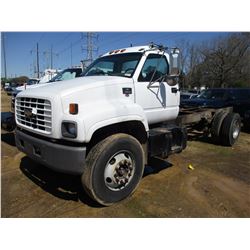 2000 CHEVROLET C6500 CAB & CHASSIS, VIN/SN:1GBK7H1C8YJ500168 - DIESEL ENGINE, 6 SPD TRANS, AIR BRAKE