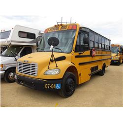 2007 THOMAS SCHOOL BUS, VIN/SN:4UZABRCS27CX81480 - 24 PASSENGER, A/C, A/T, ODOMETER READING 139,028 
