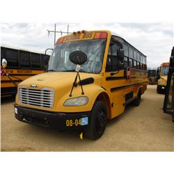 2008 THOMAS SCHOOL BUS, VIN/SN:4UZABRCS27CX81480 - 24 PASSENGER, A/C, A/T, ODOMETER READING 141,826 