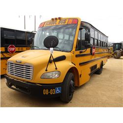 2008 FREIGHTLINER SCHOOL BUS, VIN/SN:4UZABRCS68CY48423 - 16 PASSENGER, A/C, A/T, ODOMETER READING 11