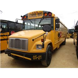2005 FREIGHTLINER SCHOOL BUS, VIN/SN:4UZAAXCS95CU31557 - 73 PASSENGER, A/T, A/C, ODOMETER READING 17
