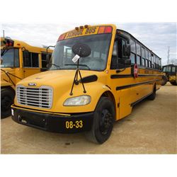 2008 THOMAS SCHOOL BUS, VIN/SN:4UZABRCS28CY48287 - 49 PASSENGER, A/T, A/C, ODOMETER READING 228,497 