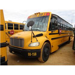 2008 THOMAS SCHOOL BUS, VIN/SN:4UZABRCS18CY48412 - 49 PASSENGER, A/T, A/C, ODOMETER READING 105,976 
