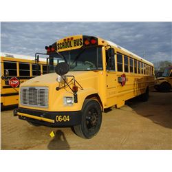 2006 FREIGHTLINER SCHOOL BUS, VIN/SN:4UZAACXS16CU722539 - 73 PASSENGER, A/T, A/C