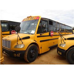 2008 THOMAS SCHOOL BUS, VIN/SN:4UZABRCS58CY48316 - 49 PASSENGER, A/T, A/C, ODOMETER READING 102,990 