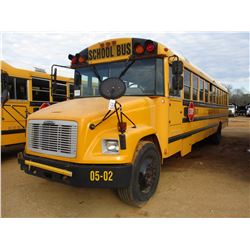 2005 FREIGHTLINER SCHOOL BUS, VIN/SN:4UZAAXCS25CN87374 - 73 PASSENGER, A/T, A/C, ODOMETER READING 11