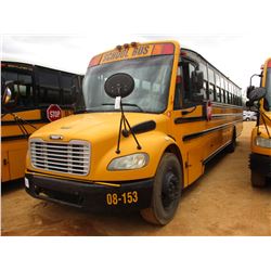 2008 THOMAS SCHOOL BUS, VIN/SN:4UZABRCS88CY48407 - 49 PASSENGER, A/T, A/C, ODOMETER READING 208,013 