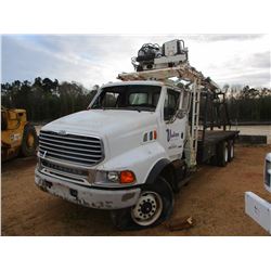 2003 STERLING VIN/SN:2FZHAZA573AK30960 DIESEL ENGINE, EATON 9 SPEED, T/A, IMT 16,000 SERIES II CRANE