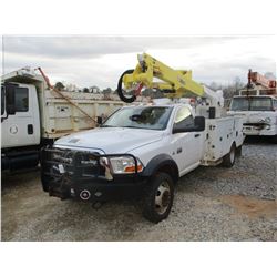 2011 DODGE RAM 5500 BUCKET TRUCK, VIN/SN:3D6WU7EL3BG552191 - 4X4, TURBO DIESEL ENGINE, 6 SPEED MANIA