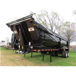 2015 OX TRLSFL DUMP TRAILER, VIN/SN:4T91A2328FA086020 - T/A, FRAMELESS, 32' LENGTH, TARP, CENTERPOIN