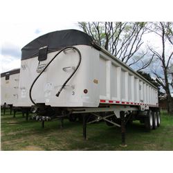2006 EAST ALUMINUM DUMP TRAILER, VIN/SN:1E1F9P3846RG37266 - 32' LENGTH, TARP, TRI-AXLE, 3RD AXLE LIF