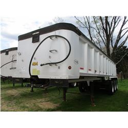 2006 TRAILSTAR ALUMINUM DUMP TRAILER, VIN/SN:1T9FC32C161066071 - 32' LENGTH, TARP, TRI-AXLE, 3RD AXL