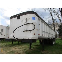 1999 TRAILSTAR DUMP TRAILER, VIN/SN:1T9F635C3X1066899 - 45' LENGTH, TARP, TRI-AXLE, LIFT 3RD AXLE, A