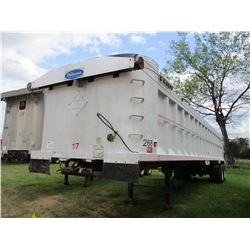 TI-BROOK DUMP TRAILER, - T/A, FRAMELESS, 39', ALUM, 11R22.5 TIRES
