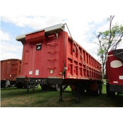 2004 SOMERSET STEEL DUMP TRAILER, VIN/SN:1S92S282X4M006012 - 28',T/A, TARP, 11R24.5 TIRES
